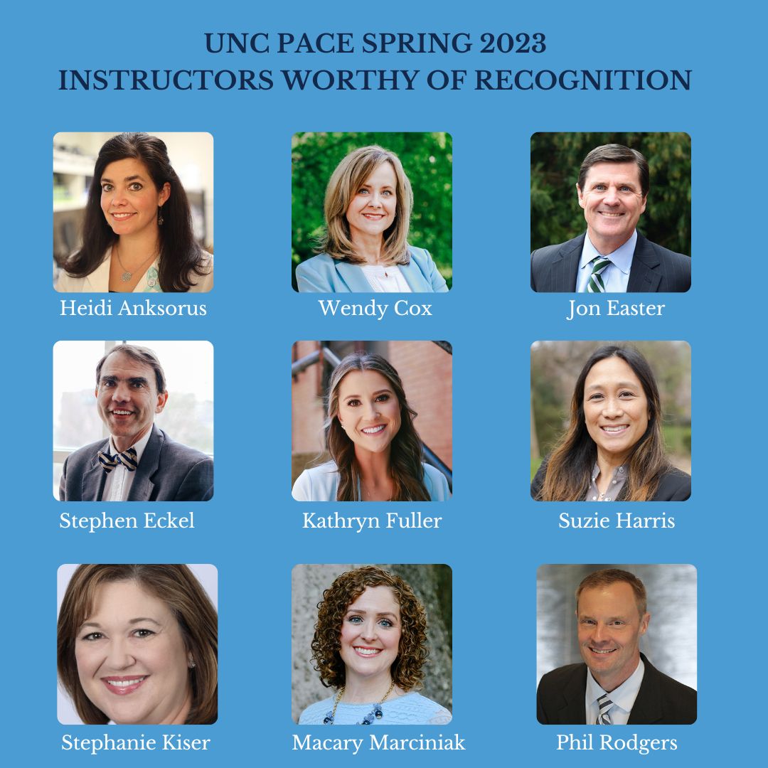 UNC PACE tweet media
