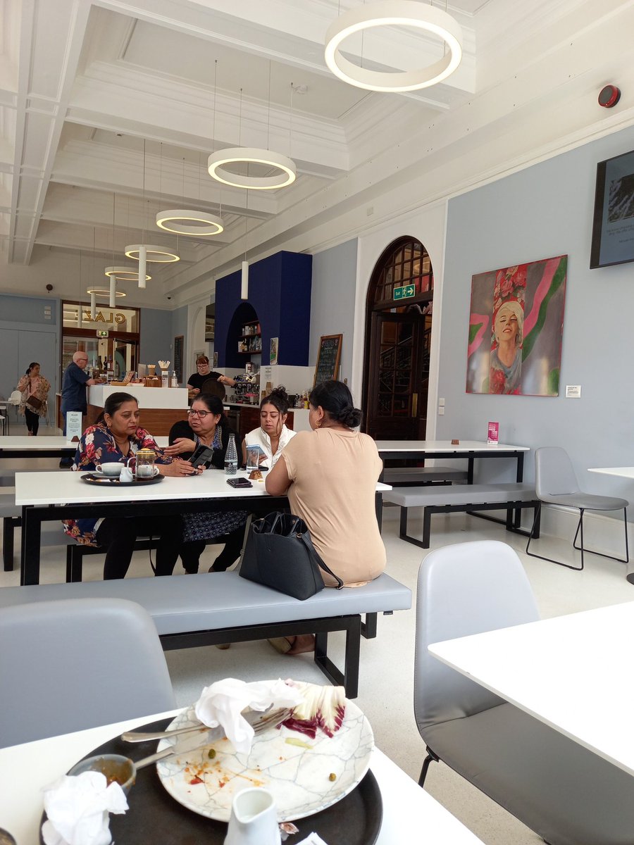 Chill and Chat Social Group <a href="/WolvArtGallery/">Wolverhampton Art Gallery</a> enjoying a lovely lunch <a href="/Glaze/">Nastassja</a> celebrating Independence Day