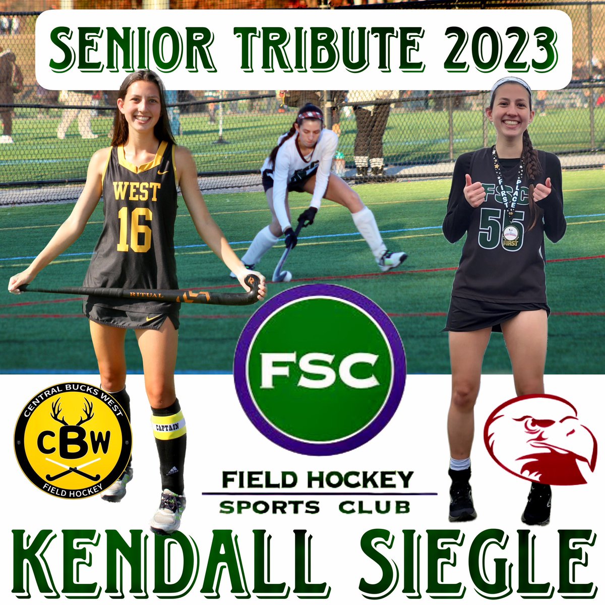 🎓Senior Tribute 🎓 Best of luck to Kendal Siegle as she embarks on her journey at Lock Haven! We are so excited for you ❤️🤍