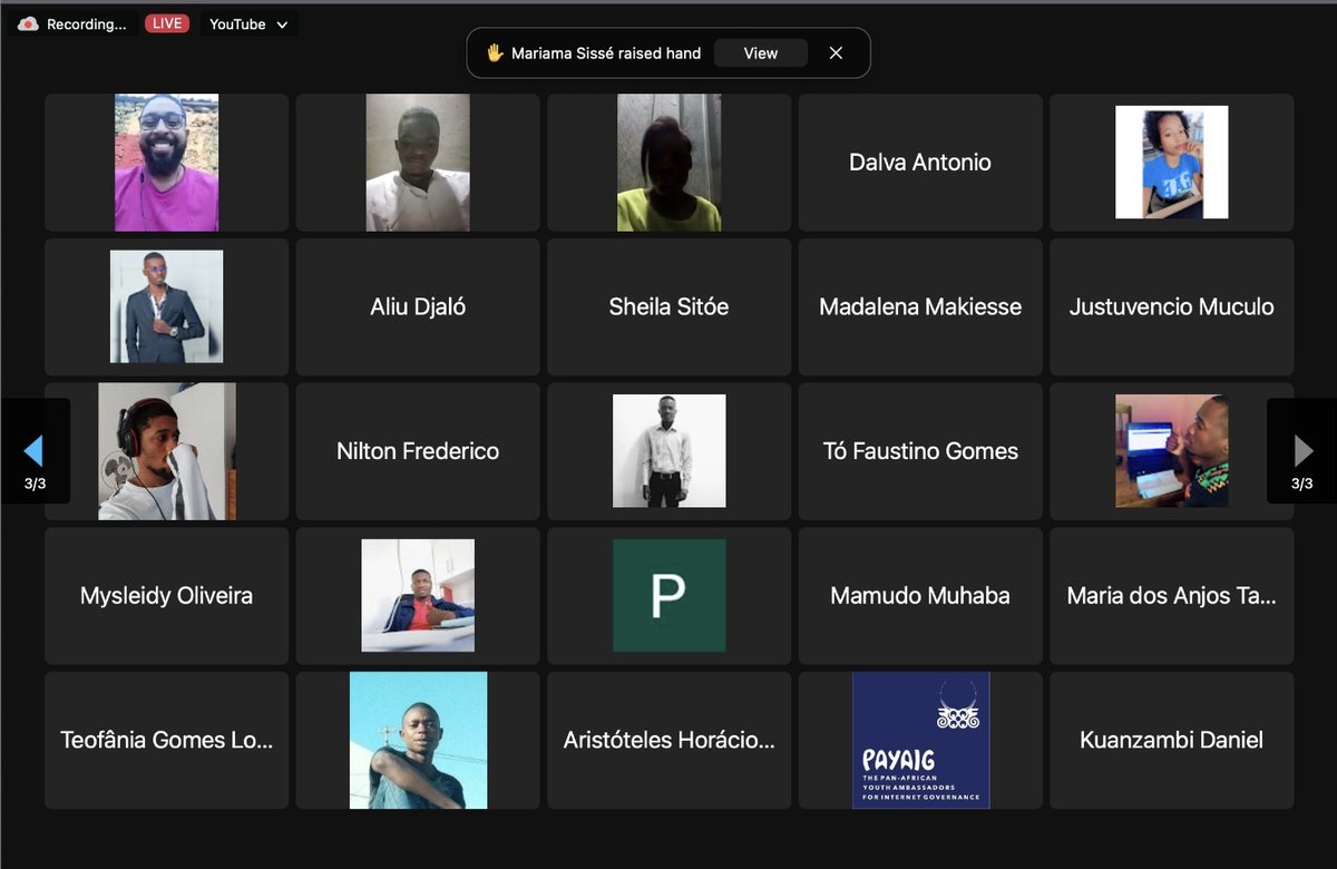 SergioLuiscossa's tweet photo. 🇦🇴🇨🇻🇬🇼🇲🇿🇸🇹 A semana passada foi dedicada à Formação de futuros Jovens Embaixadores Pan-Africana para a Governança da Internet (PAYAIG) pela Coorte Portuguesa, Iniciativa inovadora com uma abordagem virada para os jovens Africanos.
Parabéns pelo sucesso, cometimento e dedicação!.. https://t.co/DBNROf0wp5
