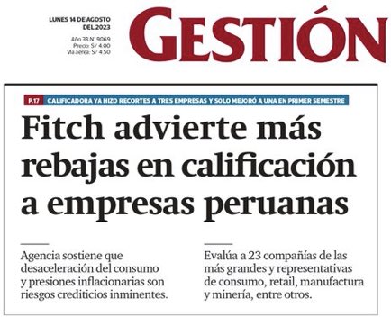 Cuándo entenderá la ⁦@CONFIEP⁩ que esto también es consecuencia de la crisis política? El autoengaño que todo está bajo control y pacificado tiene costos económicos