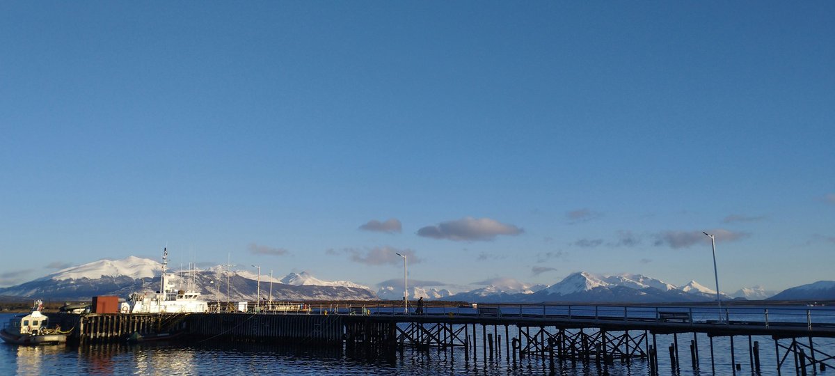 #TUDIA13 
Slds desde Puerto Natales, 
A esta hora -3°