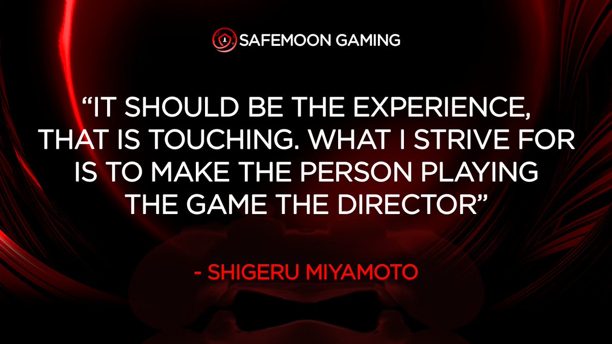 Here at #SafeMoon Gaming we strive to create memorable experiences for the members in our community.

Why do you game?

#gaming #Safemoonfamily