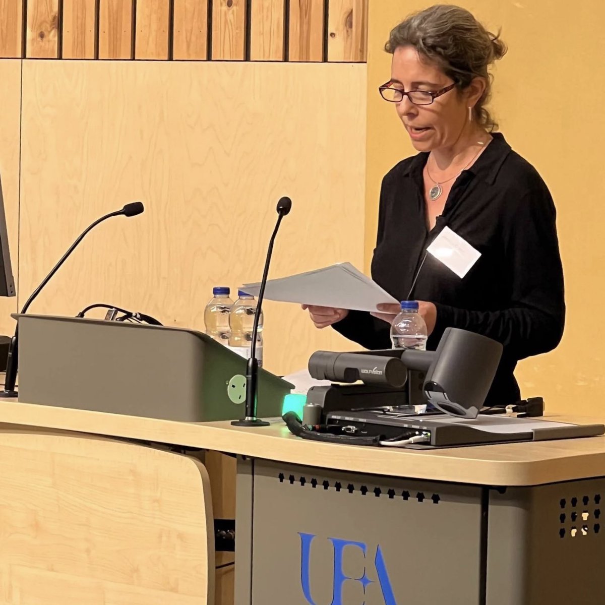 Jessica Cohen gave a fascinating talk about editing translations @bcltuea. Glad to say she also got my translation - honoured that Death&Other Stories will be her ‘first encounter with Lithuanian literature’ 🇱🇹📚 #BCLT2023 Watch her talk here: youtube.com/watch?v=44nzLr…