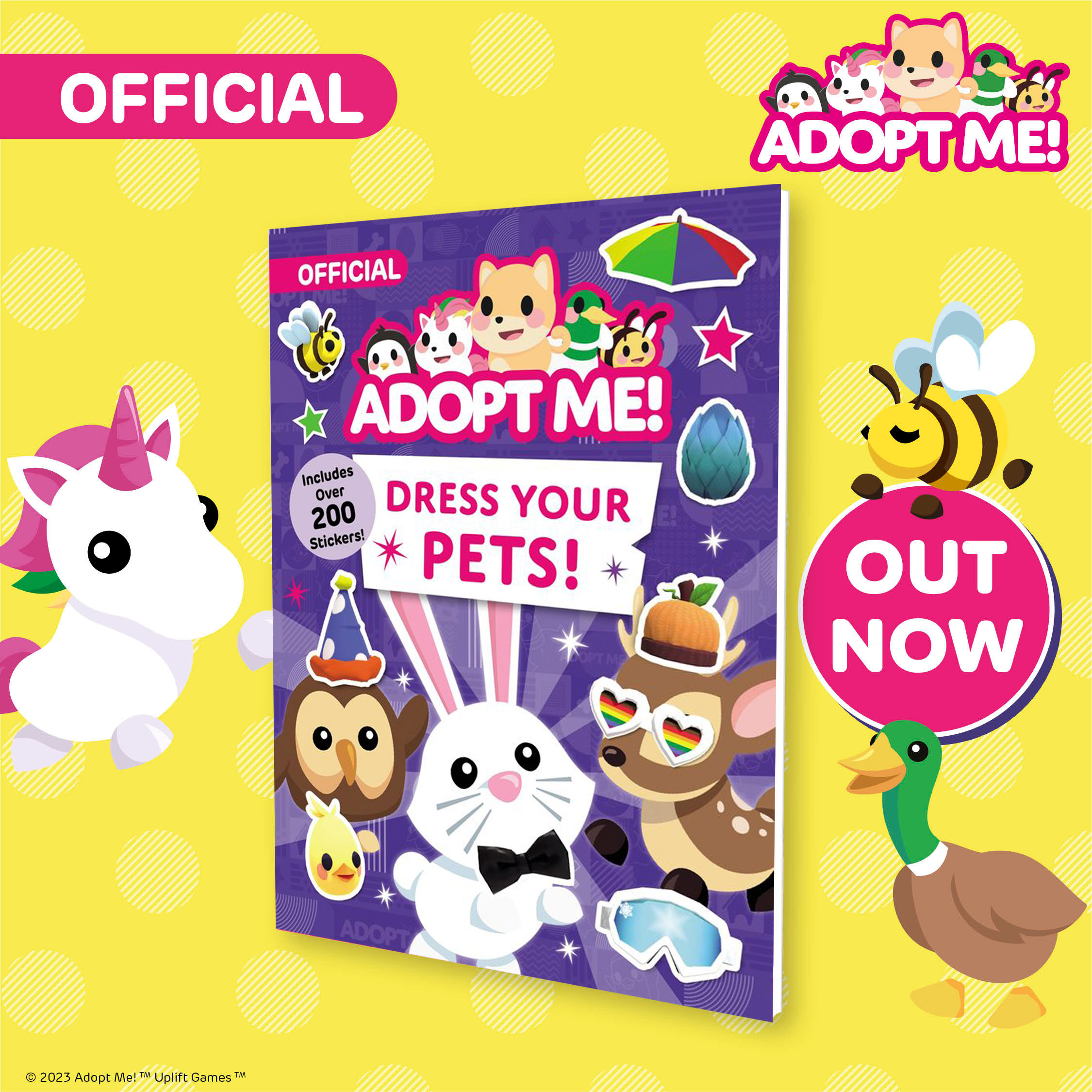 Adopt Me! Dress Your Pets! - by Uplift Games (Paperback)