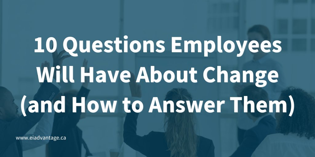 Change can be a difficult and stressful process for employees–all the more reason to answer their questions thoughtfully, empathetically + informally. Here’s how: buff.ly/43QbXwh
