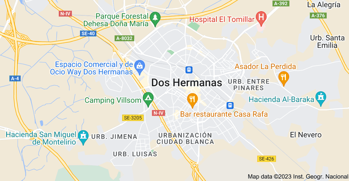 ConoceDH's tweet photo. El municipio de Dos Hermanas comprende cuatro núcleos de población separados: Dos Hermanas (centro), Fuente del Rey, Marismas y Puntales-Adriano y Montequinto https://t.co/ZifIy9YnNB