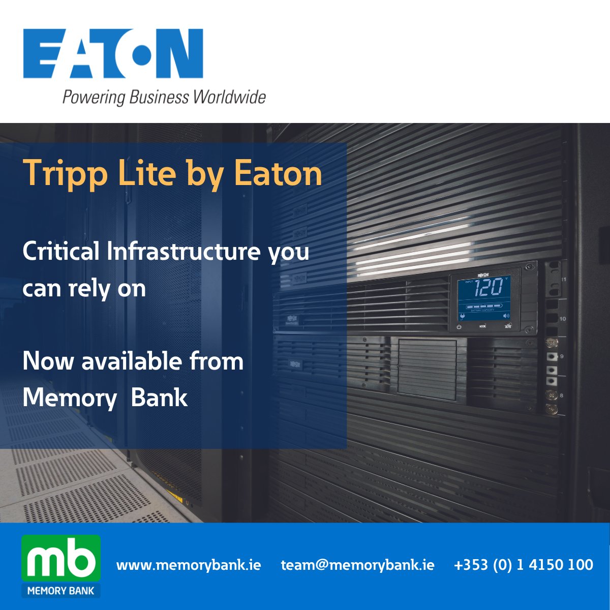 Discover Tripp Lite by @eatoncorp 

Comprehensive and innovative solutions for critical power and digital infrastructure applications

Discover the portfolio: ow.ly/WTBe50PcJv9

#OneStopShop #EatonGetsIT #TrippLitebyEaton #Eaton