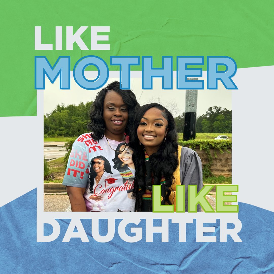 Turneria McElroy graduated from Hinds Community College earlier this year. Turneria and her mom, Turnesha Cannon are an inspiration to many, and their story is featured in our 2022 Impact Report: buff.ly/3KFv3yT