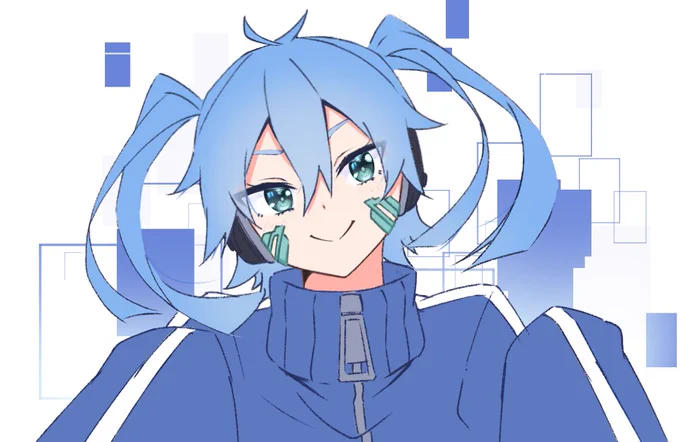 カゲプロの話題で思い出したんですけど、デジタルで初めて描いたのがエネだったんですよね。11年前の本気絵と今の落書きの比較エッグいわ。←2012/09/12→2023/08/13 