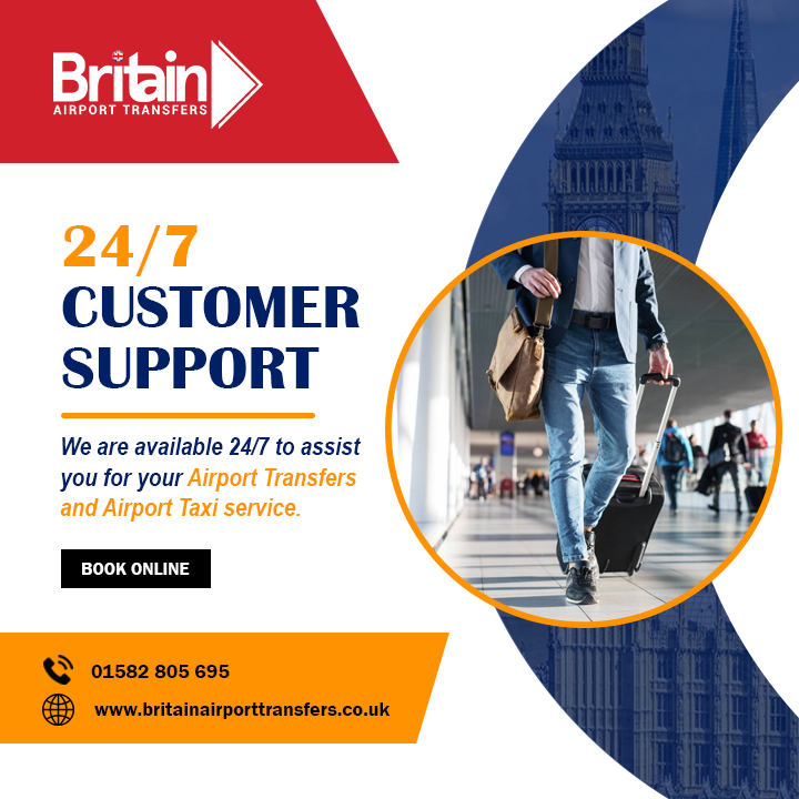 BritainAirport's tweet photo. 24/7 Customer Support. We are available 24/7 to assist you for your Airport Transfers and Airport Taxi service.
Book your Airport Transfers now!
https://t.co/pMXg3aacV2
#britainairporttransfers #airporttaxi #lutonairport #heathrowairport #stanstedairport #gatwickairport https://t.co/T2VdhEzNK1