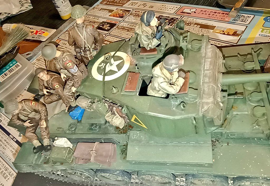 後ろの人付きで完成出来そう