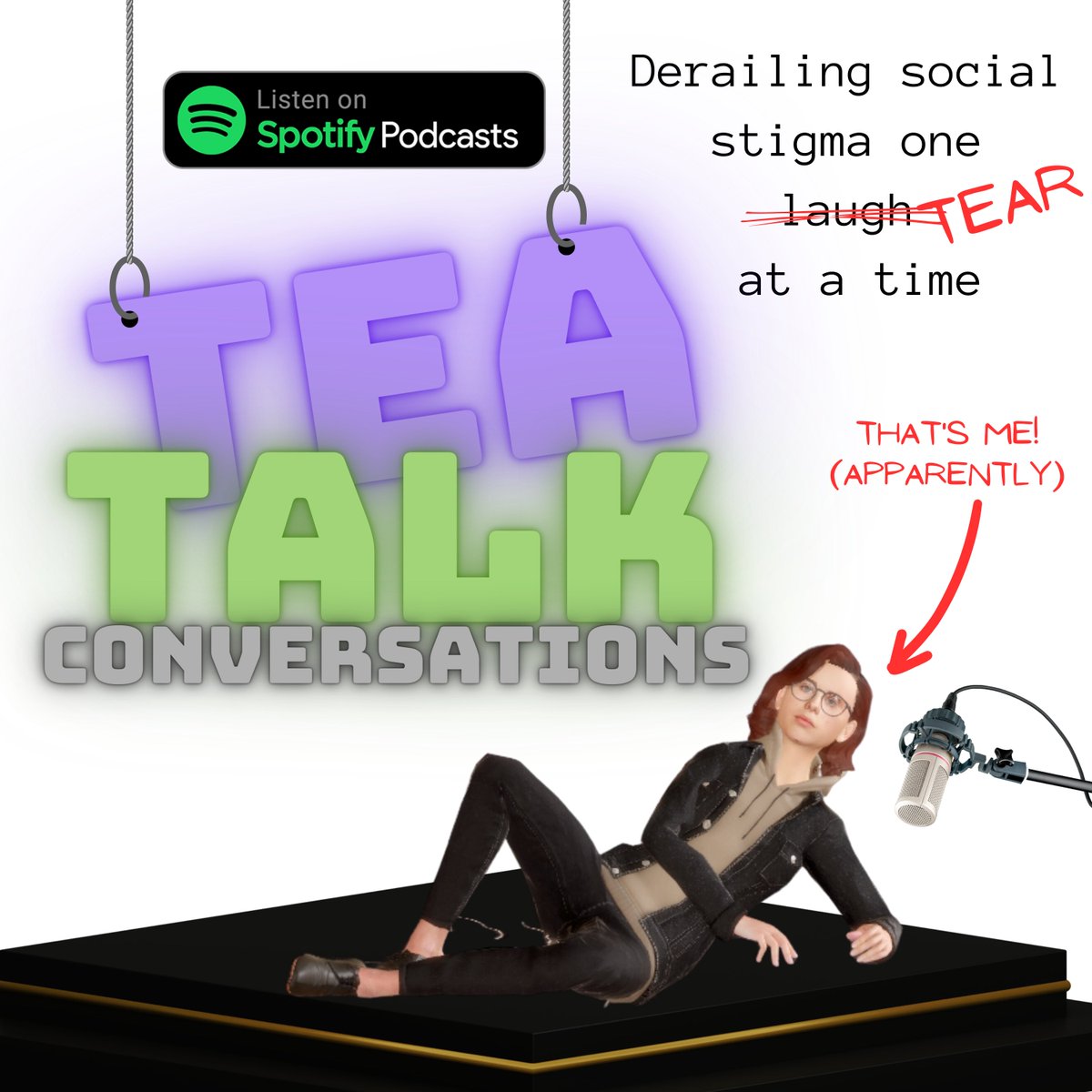 TeaTalkConvers1's tweet photo. Listen to "Episode 1: How can I avoid negative thoughts? " by TeaTalk Conversations: A Mental Health Podcast. 

Today I explore #negativethought, #CBT and ask: do caterpillars have noses?

#mentalhealthpodcast #podcast #mentalhealth #spotify 

https://t.co/FGOpfBIx2f https://t.co/KjqY3GR2Hc