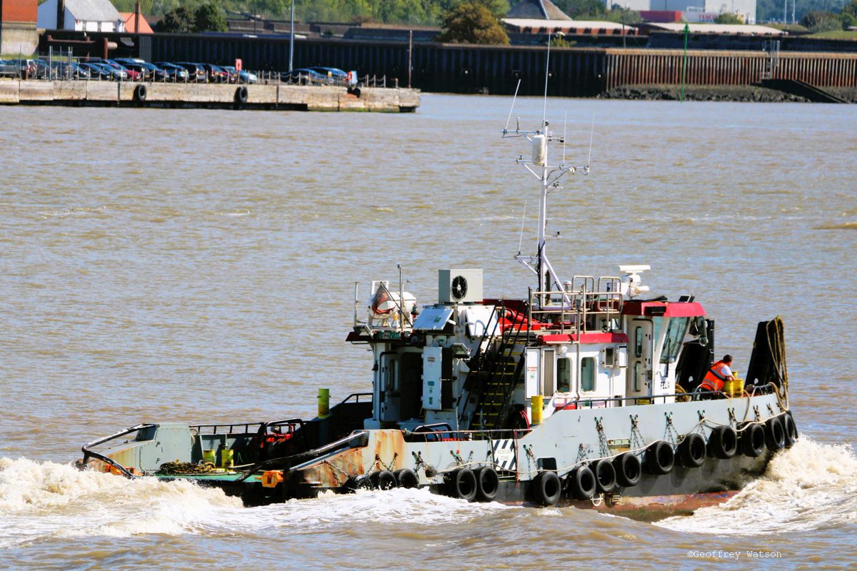 Felix, having locked out of Tilbury seen heading down Gravesend Reach this morning. Built 2009.