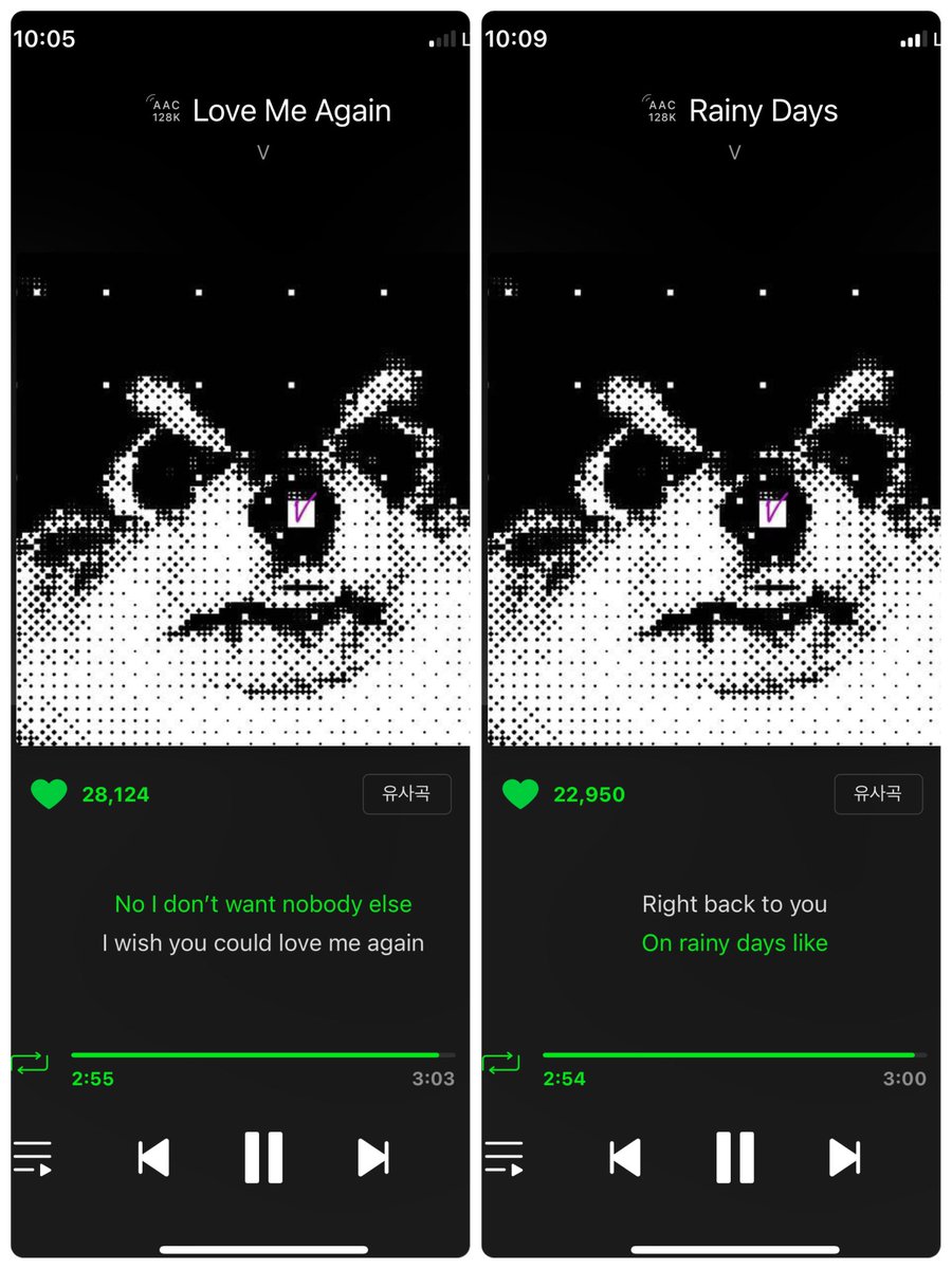boraVpurpleV's tweet photo. 20230815 22시 함께 스밍
#V_LoveMeAgain   32   ↑13
#V_RainyDays         53   ↑19

LoveMeAgain https://t.co/xbuyzXDN3E
RainyDays https://t.co/ar7vhTqL8Q https://t.co/XXJYAnlzFI