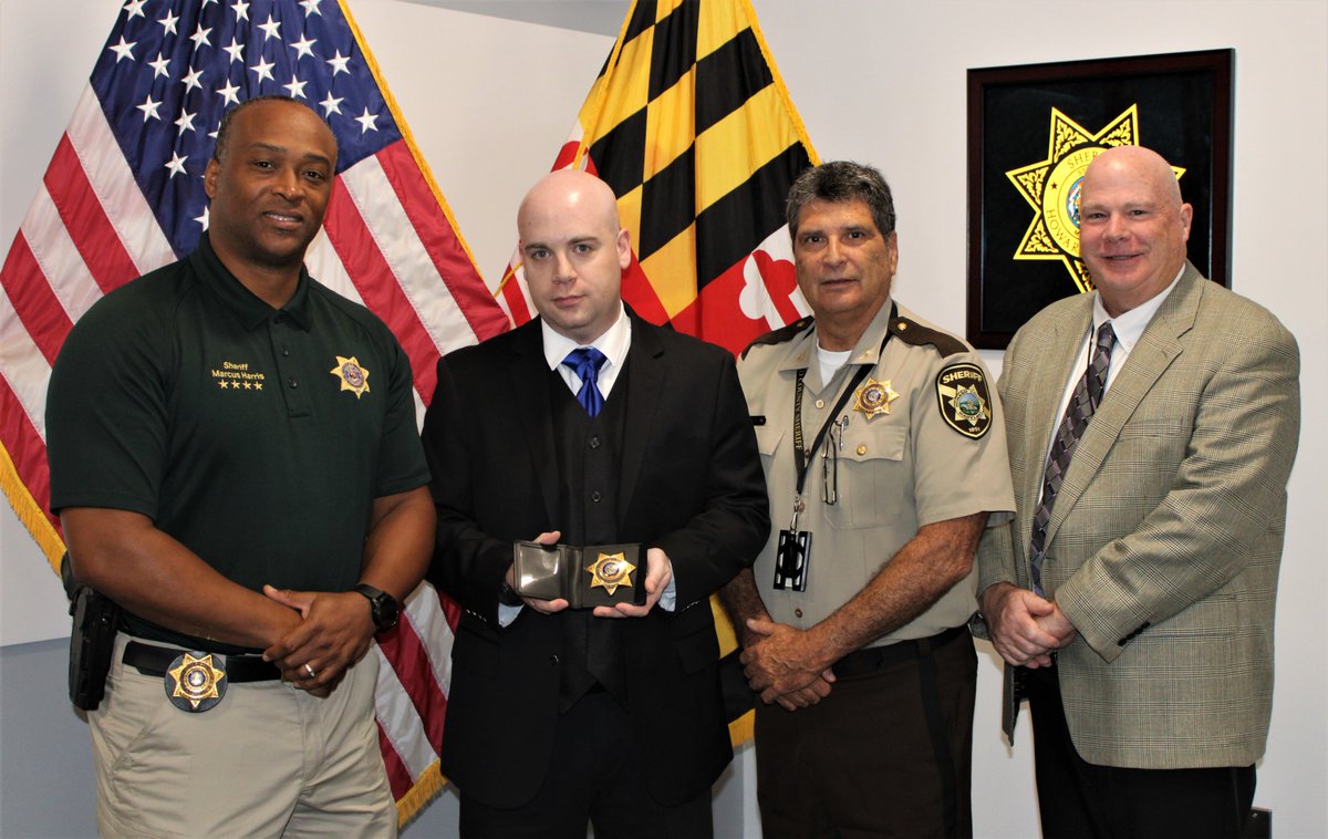 HCSOnews's tweet photo. HCSO employee, Adam Schuster, joined the Howard County Sheriff’s Office as a Deputy on August 14, 2023. Adam was officially sworn in this morning. Adam is a huge asset to our Office. Please join us in welcoming Adam and his family to the Howard County Sheriff’s Office. https://t.co/suKjh6oYzC