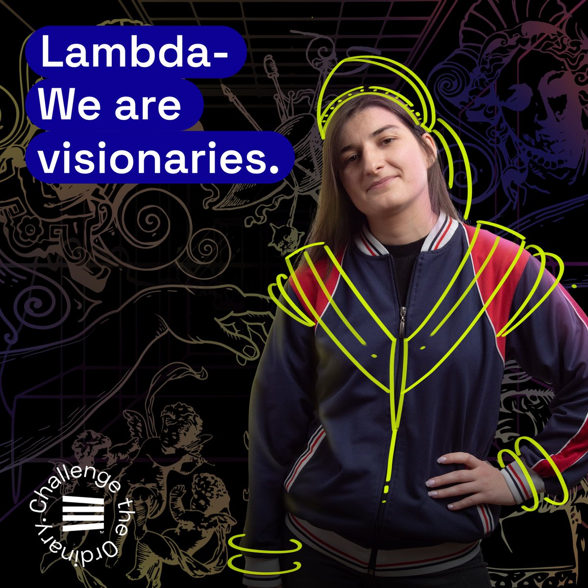 lambdagaming_io's tweet photo. If Ia was born in the Renaissance, she would be one of the most meticulously skilled painters of her time, creating detailed and evocative works of art. 

However, Ia was born in 1991. She is the head of UI/UX at Lambda, where she uses her talent to create intuitive  designs. https://t.co/kBOV8d9wAM