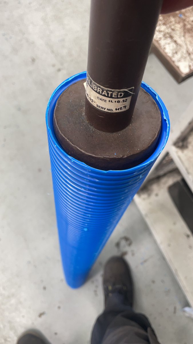 The first test is to check that the internal diameter of the pipe shall not be less than the design value stated by the manufacturer
This test is very important as the I.D. of the pipe affects the water carrying ability of the pipe and is what the customer is paying for!