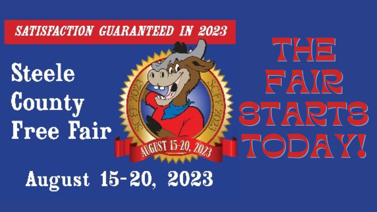 Hooray!  Hooray!  The fair starts today!