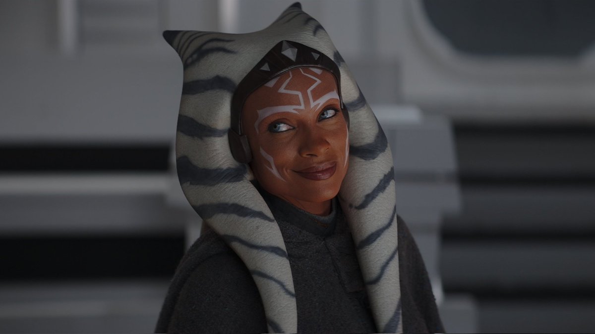 ValdiArt's tweet photo. Me parece increíble la capacidad que tiene Rosario Dawson de calcar expresiones de la versión animada de Ahsoka.

#StarWars https://t.co/yr8LAOUQQU