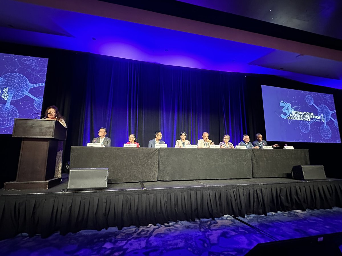 NPeppas's tweet photo. XXXI International Materials Research Congress #IMRC2023 in Cancún. 2,907 attendees. Great materials meeting, great hosts. Cosponsored by @Materials_MRS https://t.co/NPC4CIhFu7