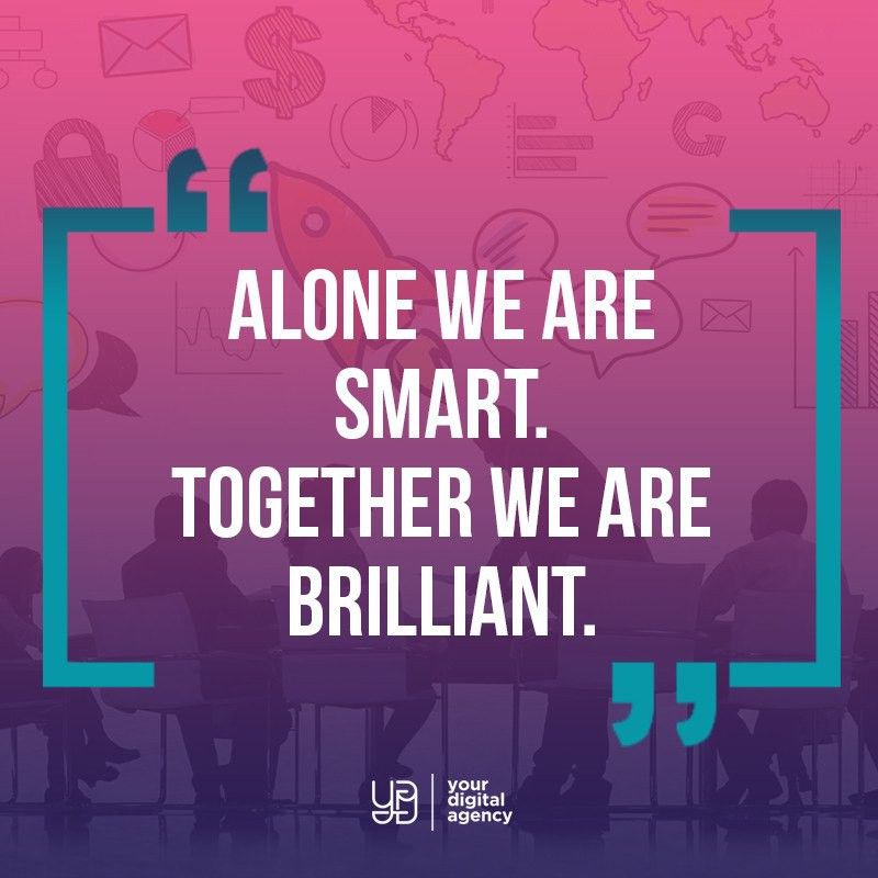 LormelynT's tweet photo. "Alone we are Smart. Together we are Brilliant" https://t.co/gyrBgcpf3J