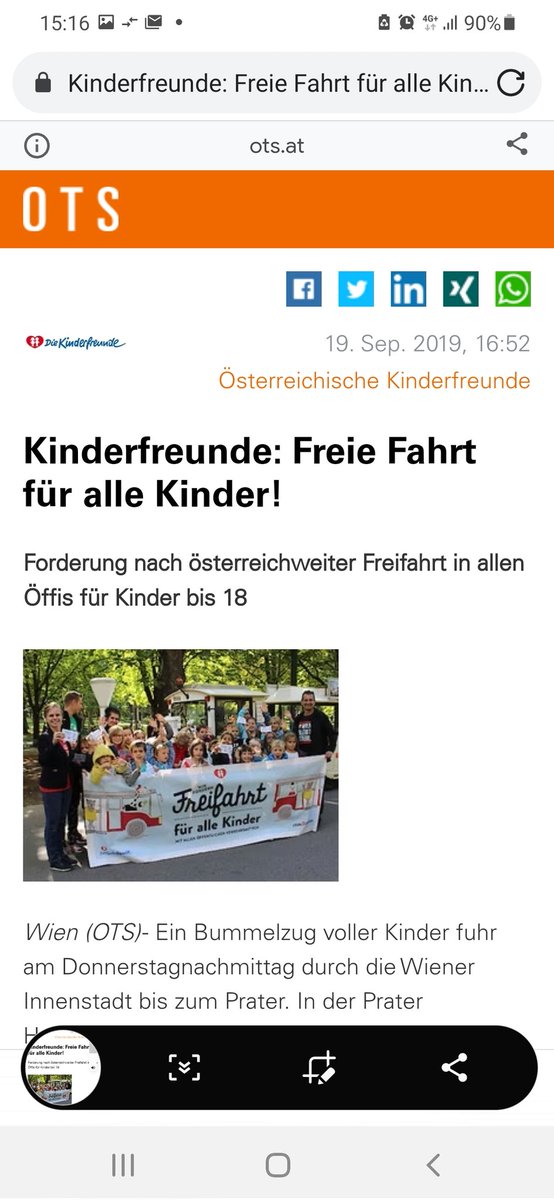 @VCDeV Die österreichischen Kinderfreunde haben eine Freifahrt mit öffentlichen Verkehrsmitteln für alle Kinder schon 2019 gefordert.
Und eigentlich sollte das in der gesamten EU gelten.
#Verkehrwende
#Kindermobilität
#ÖffentlicherVerkehr