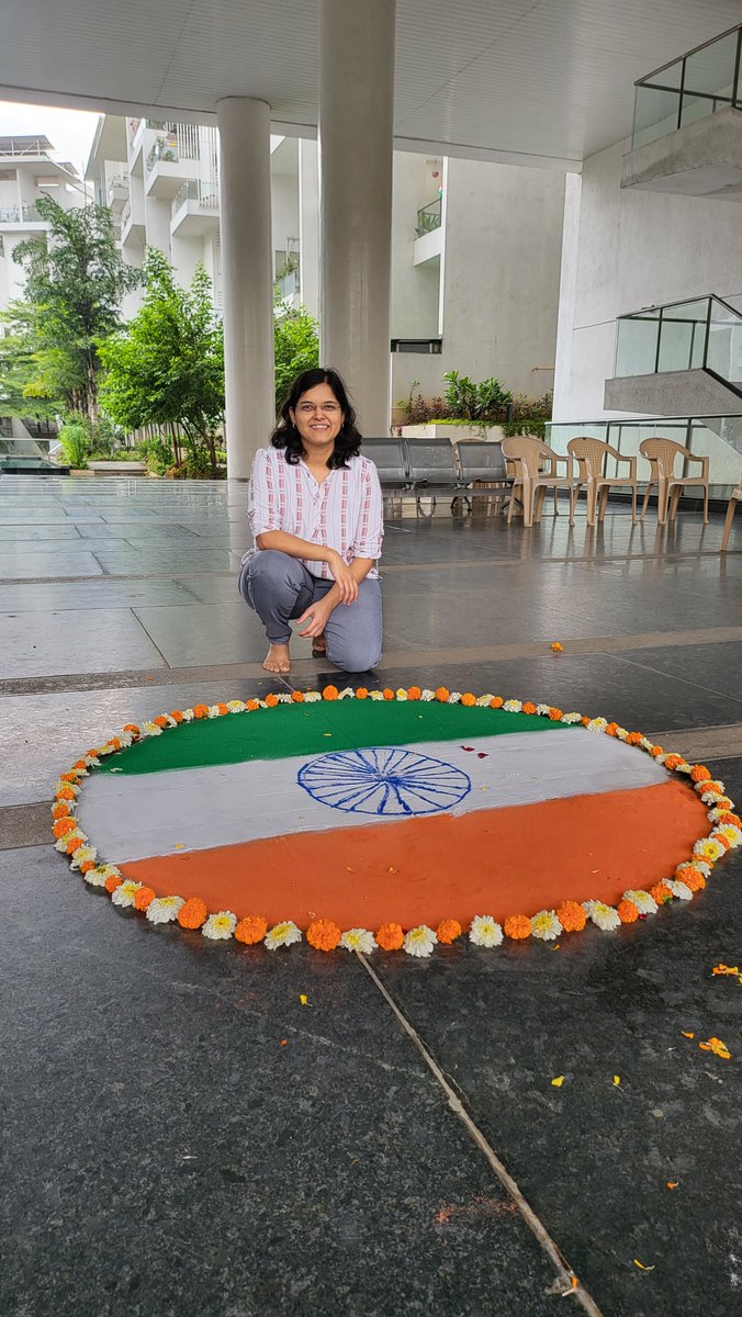 rachana_ranade's tweet photo. Happy Independence Day! 😊

#HarGharTiranga https://t.co/K9Ftmhia6C
