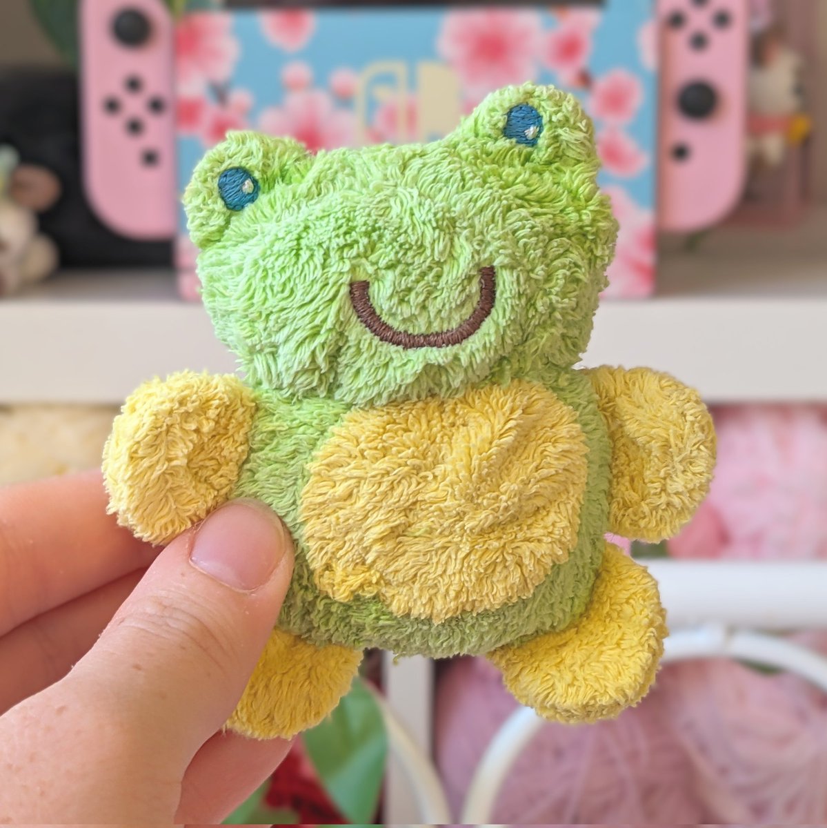 before and after! I found this guy on the floor at work... his name is freddo