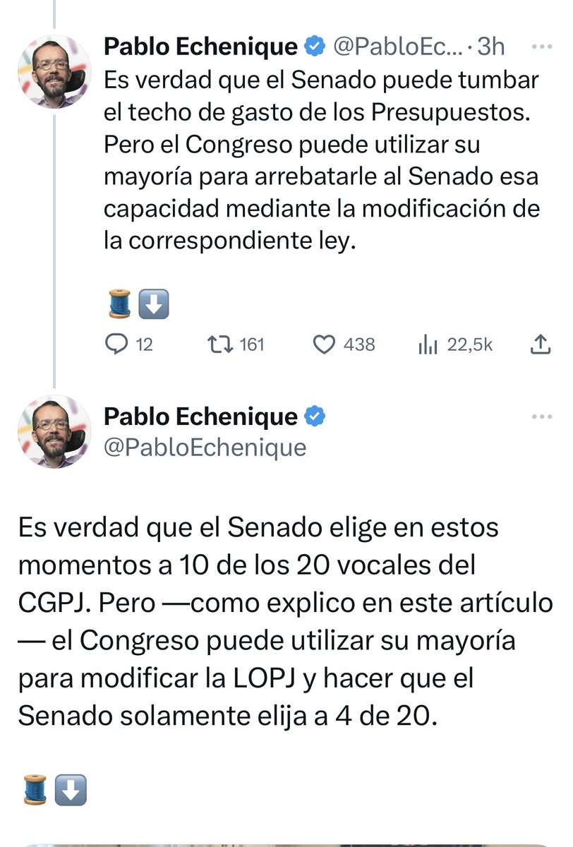 EsterMunoz85's tweet photo. Si la mayoría del Senado sirve a tus intereses, bien. 

Si la mayoría del Senado (elegida por los ciudadanos) no sirve a tus intereses, cambias las leyes para eliminar contrapesos democráticos entre instituciones. 

Y tu me preguntas qué es fascismo? Fascismo eres tu. https://t.co/dYRyYWrKZA