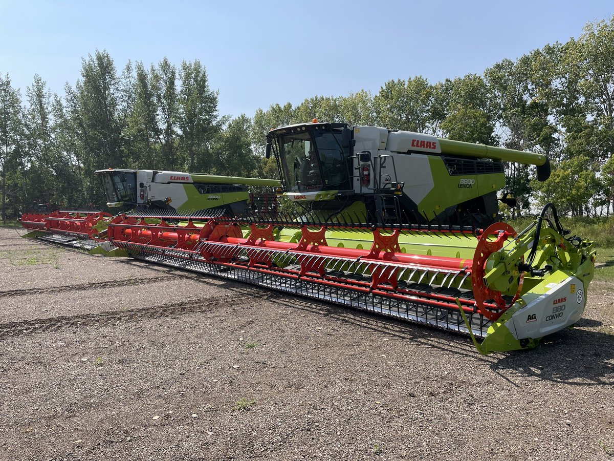 robmakowsky's tweet photo. Itβs Lexion day today! These 2 beauties all dialled in and now ready to map on FieldView.
#FieldViewReady #harvest23 #WestCdnAg
@FieldViewCanada https://t.co/FmtwXNEldy