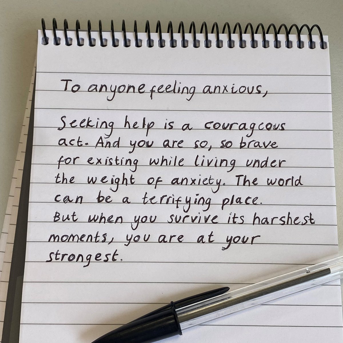 A letter to anyone feeling anxious today, from our Activist Jasmine.