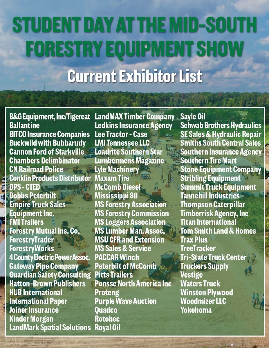 Mid-South Forestry Equipment Show tweet media