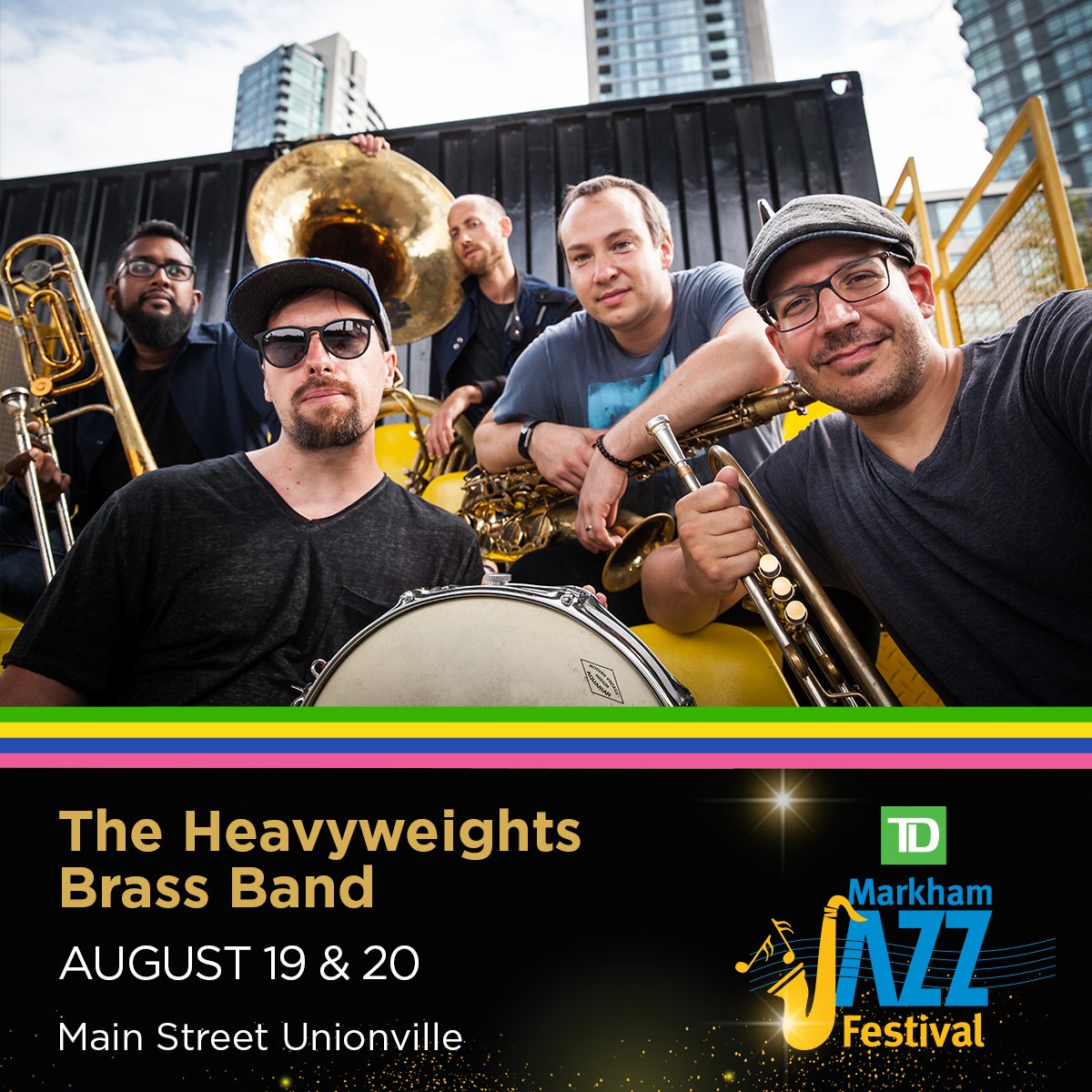 York Durham Headwaters (@visitydh) on Twitter photo Canada’s Heavyweights Brass Band @heavyweightsbb add their New Orleans-inspired energy to Main St. Unionville on Saturday AND Sunday, August 19 and 20 from 12:30 pm. This is going to be incredible! 🎺🎵
<a href="/VisitMarkham/">Markham Tourism</a> Canada’s Heavyweights Brass Band @heavyweightsbb add their New Orleans-inspired energy to Main St. Unionville on Saturday AND Sunday, August 19 and 20 from 12:30 pm. This is going to be incredible! 🎺🎵
<a href="/VisitMarkham/">Markham Tourism</a>