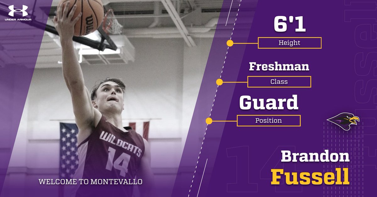 Montevallo Men's Basketball (@montevallombb) on Twitter photo Welcome to Falcon Nation, Brandon Fussell🏀
The Guntersville, Alabama native is coming to Montevallo!
<a href="/BrandonFussell2/">Brandon Fussell</a> | #RiseAbove Welcome to Falcon Nation, Brandon Fussell🏀
The Guntersville, Alabama native is coming to Montevallo!
<a href="/BrandonFussell2/">Brandon Fussell</a> | #RiseAbove