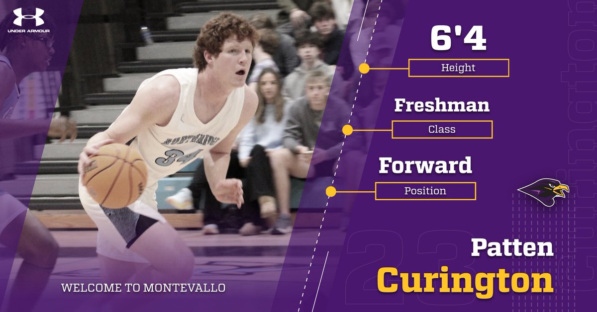 MontevalloMBB's tweet photo. Welcome to Falcon Nation, Patten Curington🏀

The Tuscaloosa, Alabama native is coming to Montevallo!

@CuringtonPatten | #RiseAbove https://t.co/fA8aHKyVR0