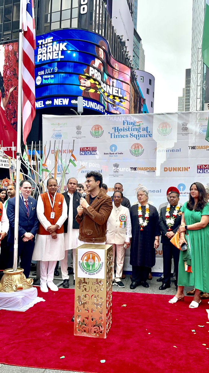 BimalDhami's tweet photo. #15august2023 @TheVikasKhanna @IndiainNewYork @randhir_jk @FIANYNJCTNE @PTI_News @tvasianetwork @IAArtsCouncil https://t.co/ok9Bn9KjrP