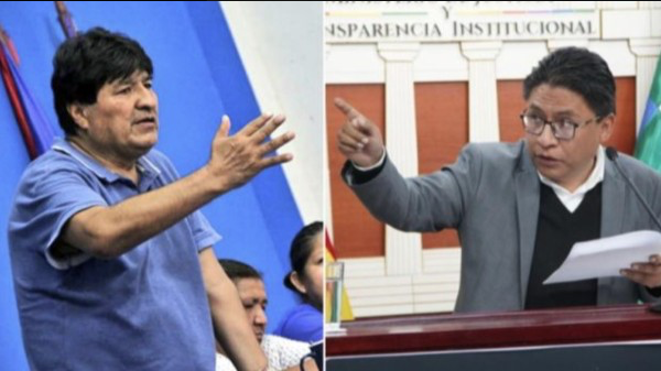 JeanineAnez's tweet photo. Evo Morales puso a @IvanLimaMagne de magistrado del @TSJBolivia en 2014. Fue parte del Órgano Judicial que aceptó la 3ª reelección vulnerando la Constitución. Ahora amenaza con enjuiciarlo por injerencia cuando lo encubre del fraude de 2019 y autogolpe.
#JuicioDeResponsabilidades https://t.co/1afVb44cpl