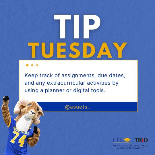 asuets_'s tweet image. Stay organized, ETS students! 🗂️📱
#asuetstiptuesday #organizationiskey