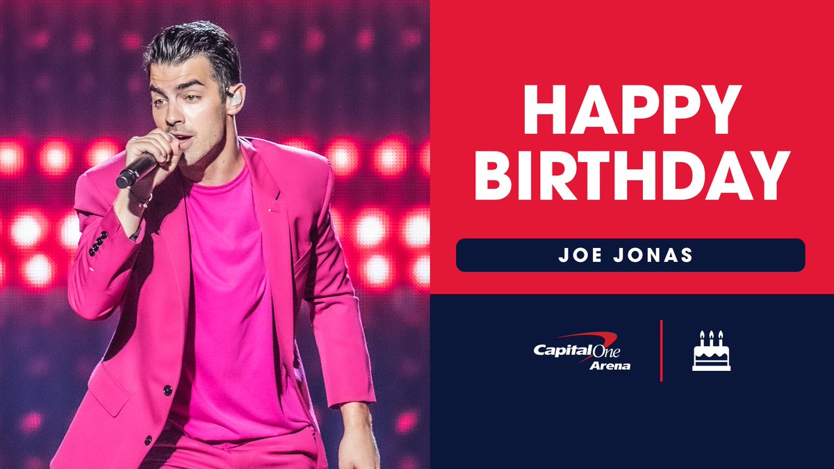 'This is an SOS!' Join us in wishing @joejonas a Happy Birthday! 🎂🥳 Don't miss the @jonasbrothers at Capital One Arena on Sept. 23 and Dec. 3 - tickets are ON SALE NOW! 🎶 🎟️: capitalonearena.com/events