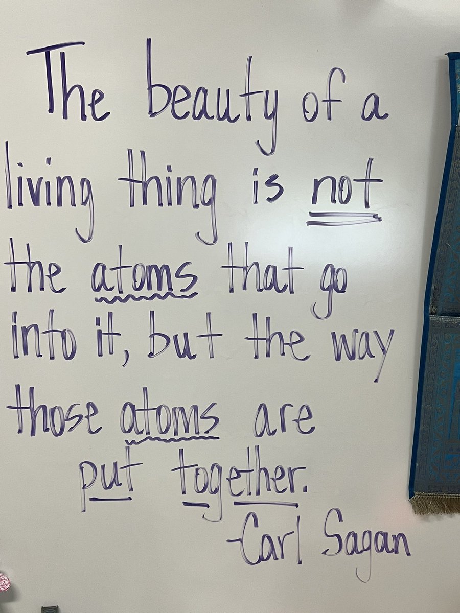 sciencewithmro's tweet photo. In Lab 1602, we started the day discussing whether or not our check-in yesterday was a fair assessment (great conversations by the way). Moved into Matter day 1 of many, started with flipped notes on atom, molecule, element, particle and a man named John Dalton! #owlscience2024 https://t.co/fh8Nu78IL7