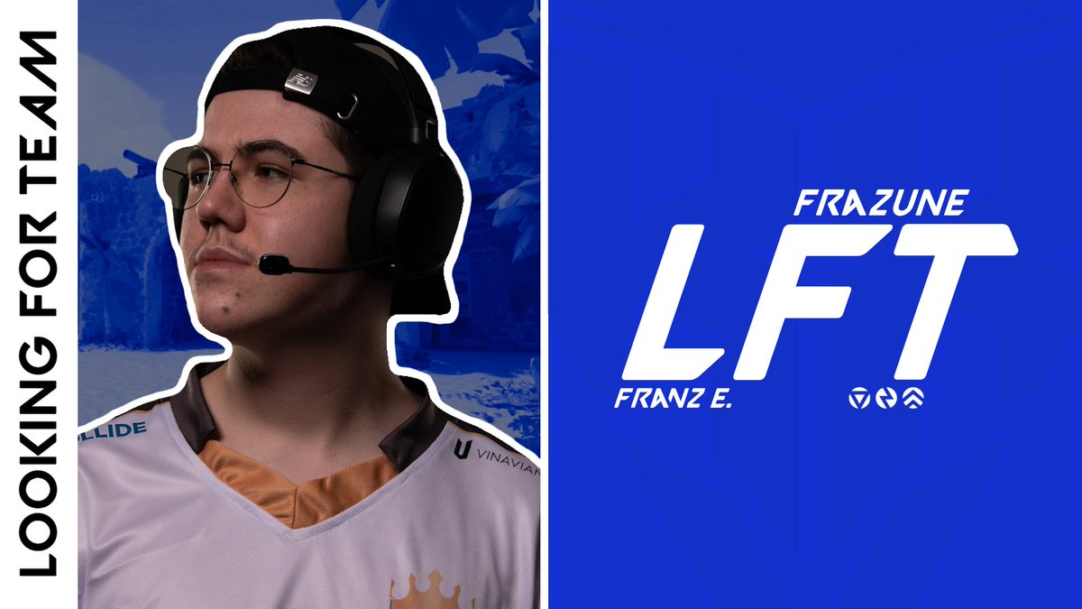 frazune's tweet photo. I am LFT! 🫡

Still very motivated and eager to prove myself. I have big dreams and won't stop chasing them.

🤝 Comfortable on every role
🗺️ Any region
✈️ Can travel without restrictions
👴 Experienced in Esports (coming from CS)
🕑 Always available

DM's open.
♻️'s appreciated! https://t.co/0me7FDk2cv