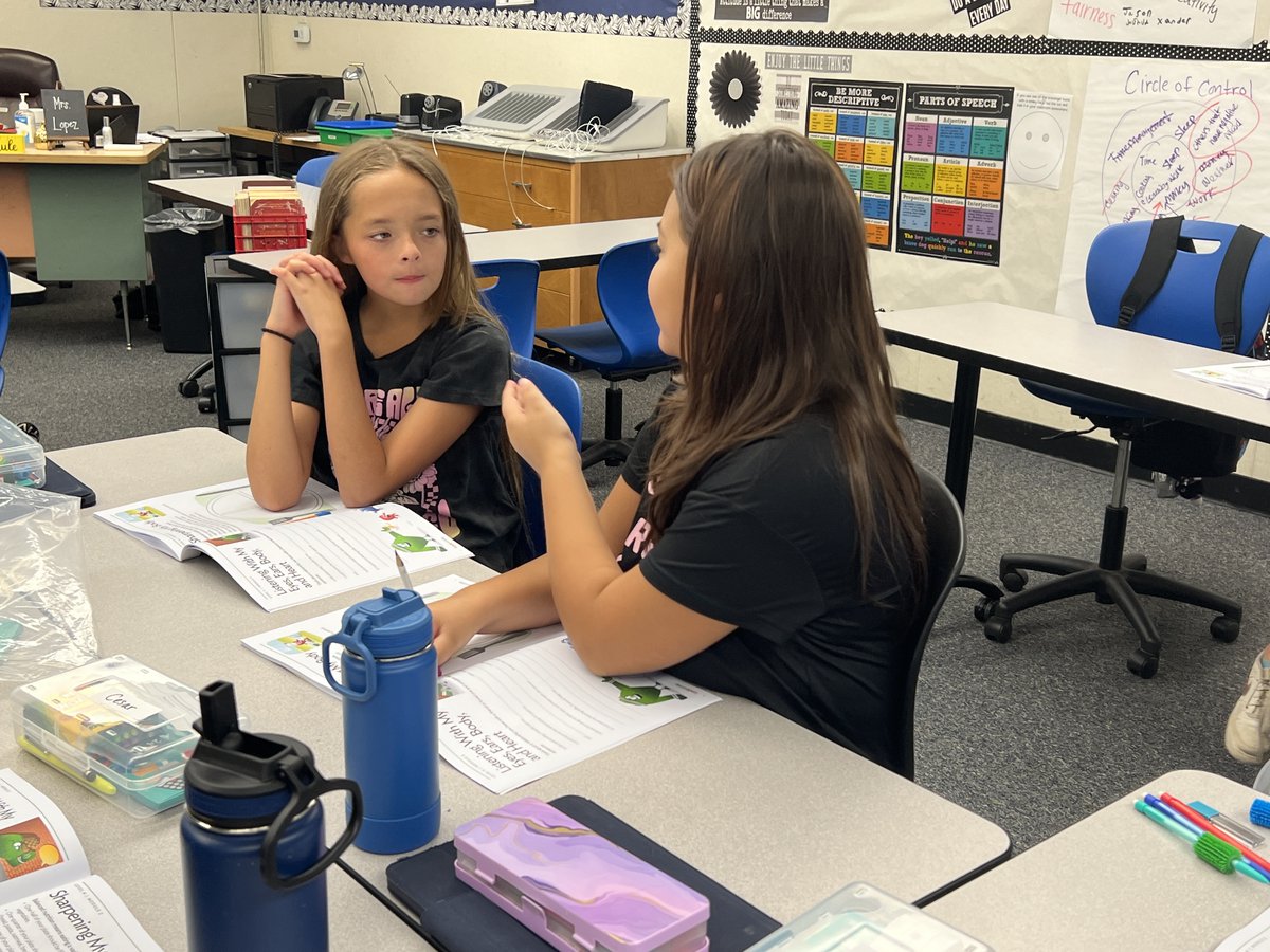 DavidShimer1's tweet photo. Our Burton Elementary students are already in full swing with Leader in Me activities in @LisaLop40562397 class. I saw some very structured collaboration already happening between students as well!  #BurtonExperience https://t.co/qxXUbzAVOh