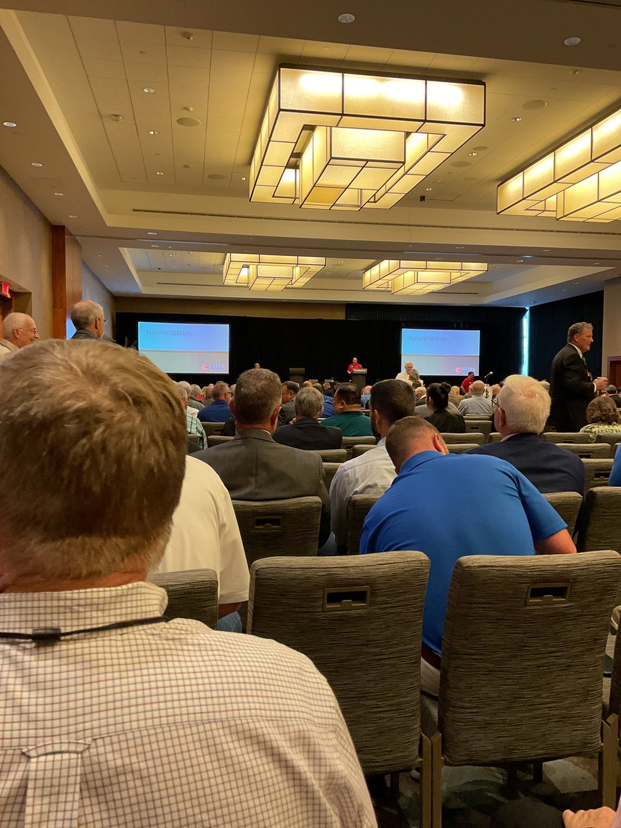 SGWEngineers's tweet photo. Plenary session set to begin 

ple·na·ry
￼
adjective: plenary
1. (of a meeting) to be attended by all participants at a conference or assembly, who otherwise meet in smaller groups.

#NCEES https://t.co/on98gFvQyI