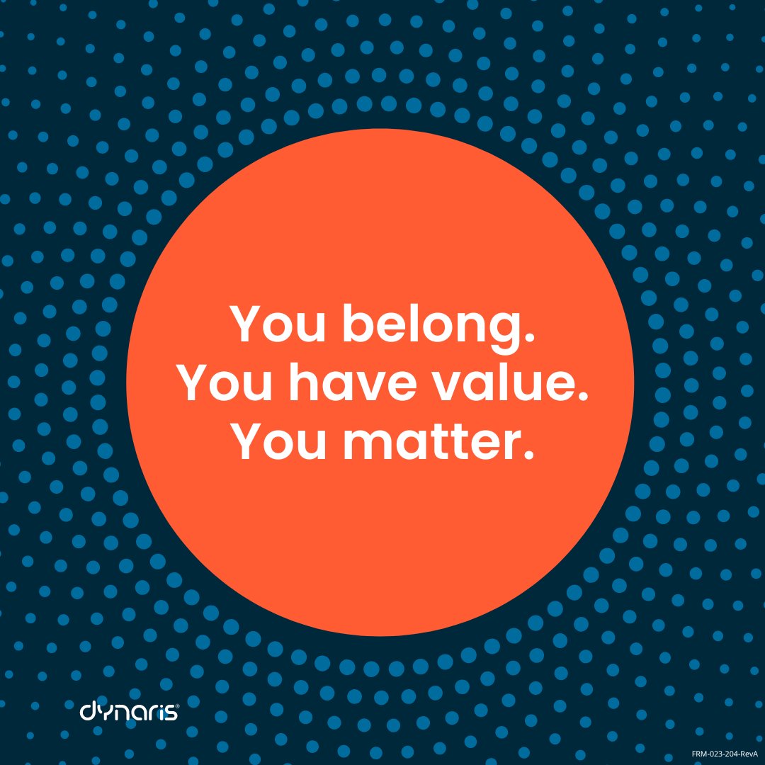DynarisTech's tweet photo. To all our brave #COPDWarriors: Living with #COPD can be challenging, yet every breath you take is a testament to your strength. We want you to remember three things: #YouBelong. #YouHaveValue. #YouMatter. https://t.co/acxBuciv6g