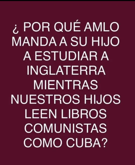 MexIustitia's tweet photo. La pregunta del millón, @lopezobrador_ no confía ni en su propia educación publica. No lo hagas tu, no expongas a tus hijos a los libros de texto gratuitos.
#ConLosNiñosNo https://t.co/ne9sEvHqDn