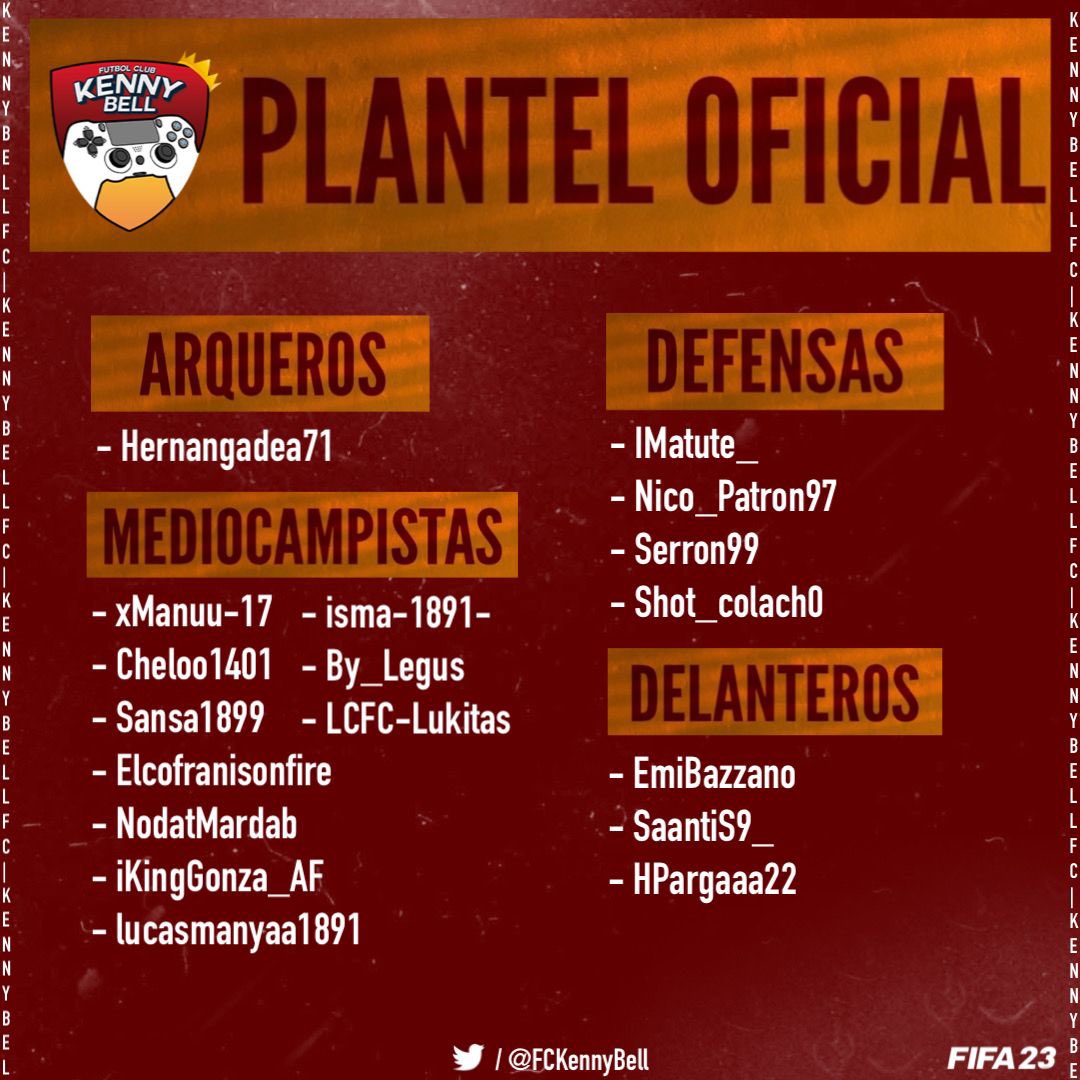 FCKennyBell's tweet image. Acá están, ellos son ❤️💛