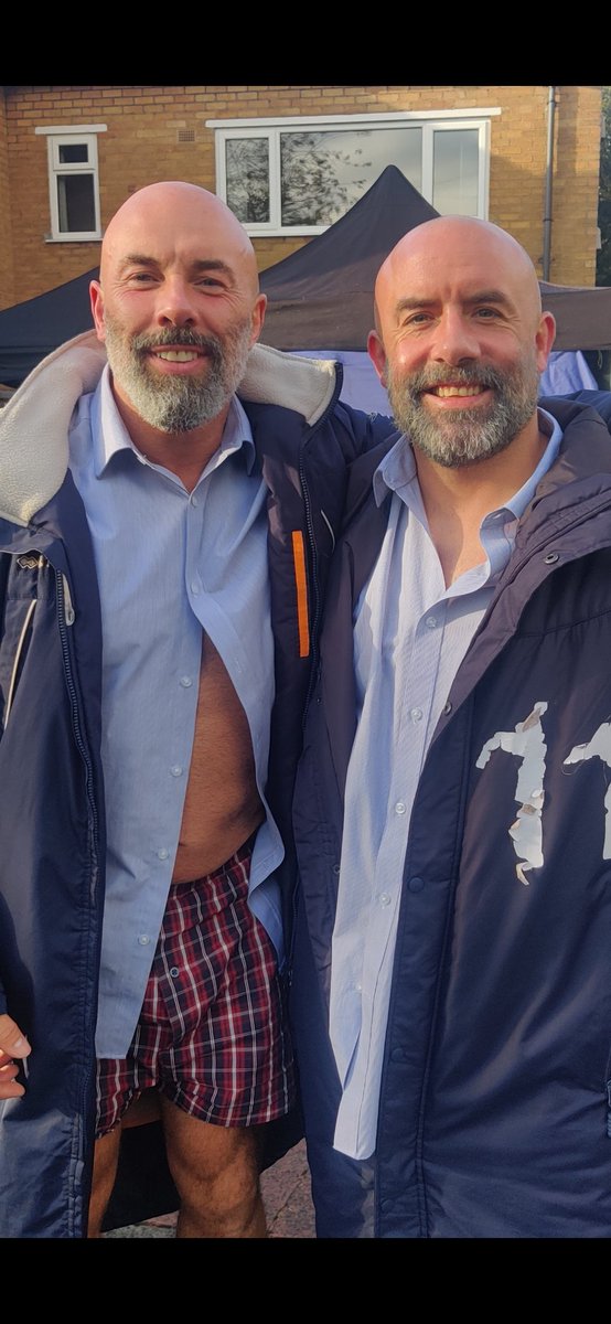 That time on #Brassic when i met my stunt double and then phoned my dad to see if he'd playing away down south!!!!