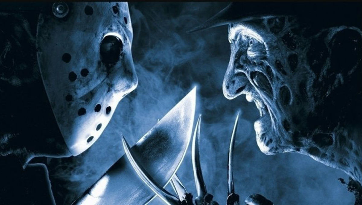 HorrorSyndicate's tweet photo. Freddy vs Jason is 20 years old!

Has this one held up over the years? https://t.co/AGfwNb19fR