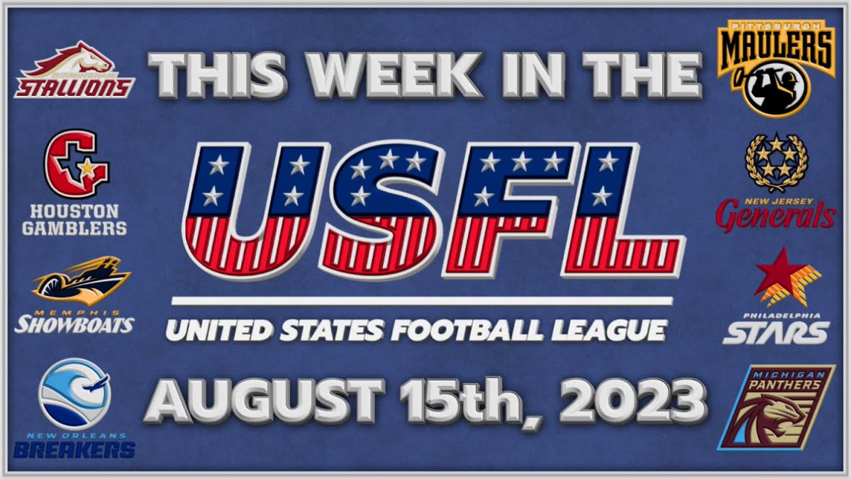 AthanHristodulu's tweet photo. A big hello again to my fellow USFL fans! We haven't talked much in the last couple of weeks, as life has been busy. BUT, today we catch up in a return edition of This Week in the USFL!
YouTube Link: https://t.co/KCOfhtsHc5

#USFL #USFL2023 #USFLNews #USFLOffseason https://t.co/d3cwkBHJ3D